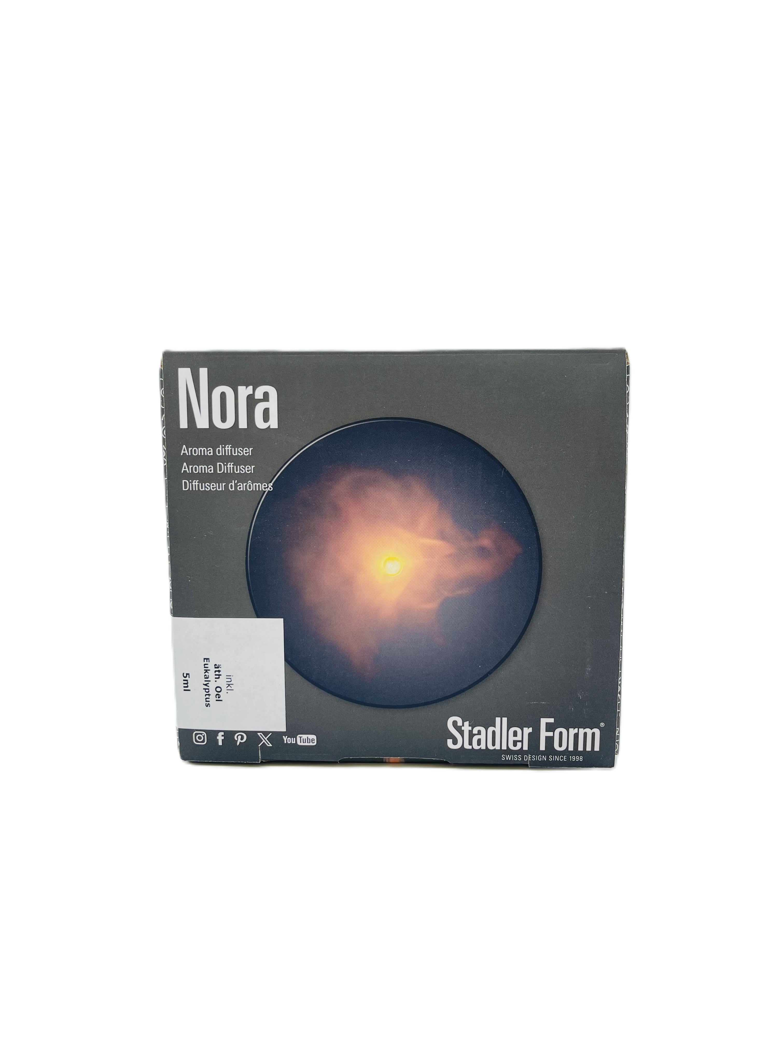 Aromalife Nora Aromavernebler Bambus mit ätherische Öl Eukalyptus radiata 5 ml schwarz